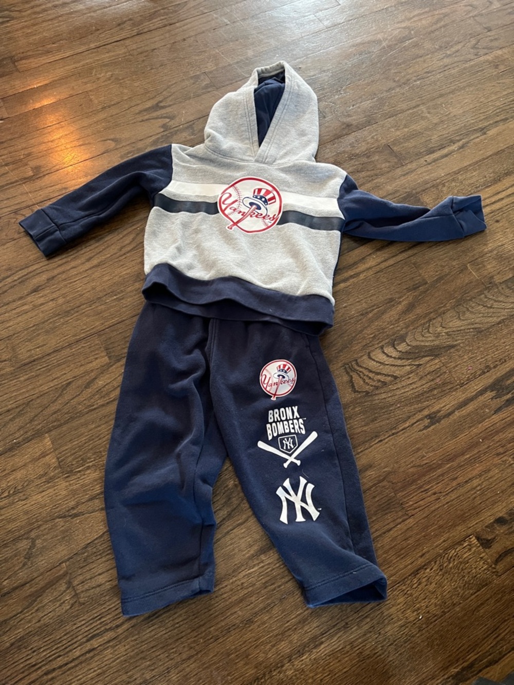 Genuine Merchandise Navy and Gray Kids Sweatshirt & Joggers Set